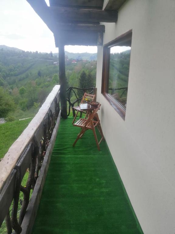 Balkón nebo terasa v ubytování Casa rustica