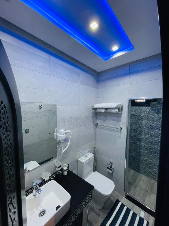 Koupelna v ubytování Riad El Palacio & Spa Chaouen