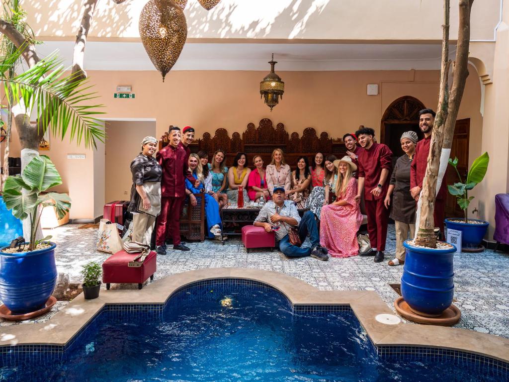 Hosté ubytování Riad Dar El Médina - Heated Swimming pool, jacuzzi & Spa
