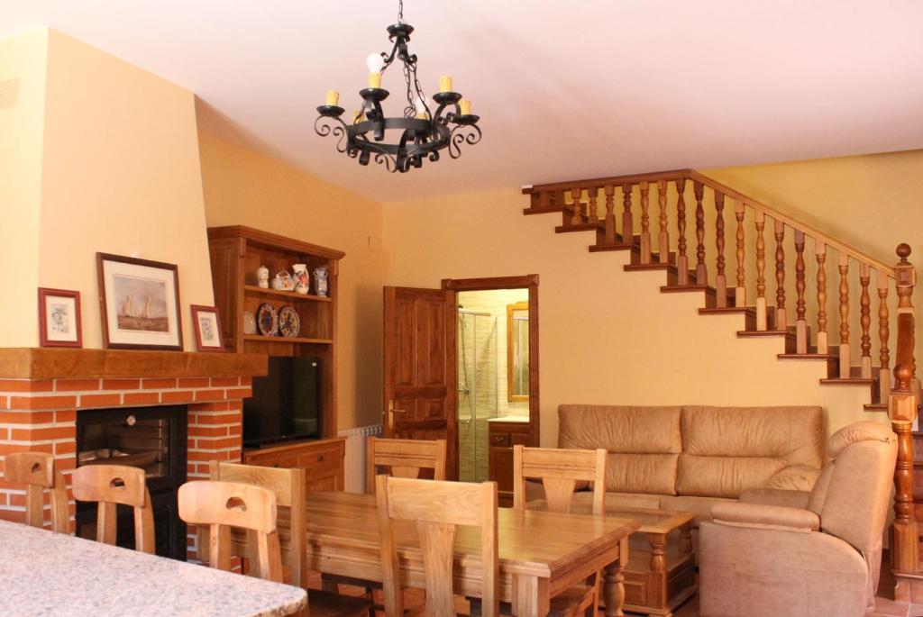 Posezení v ubytování Casa Rural Señorio de Quevedo