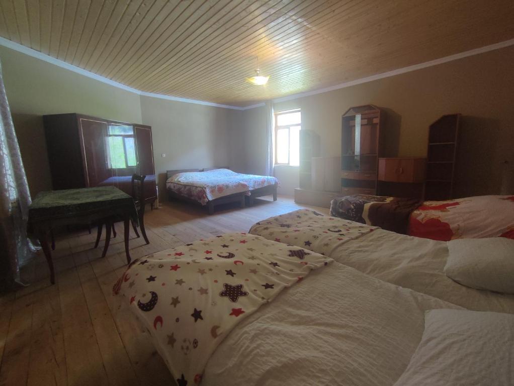 Ένα ή περισσότερα κρεβάτια σε δωμάτιο στο Tsknari Oda