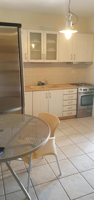A kitchen or kitchenette at nikol villa elani