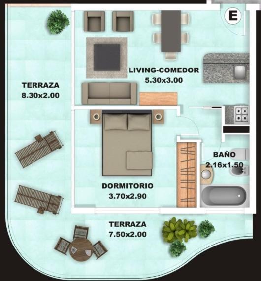 Categoría, excelente ubicación y full amenities! - Standaard Appartement Met één Slaapkamer