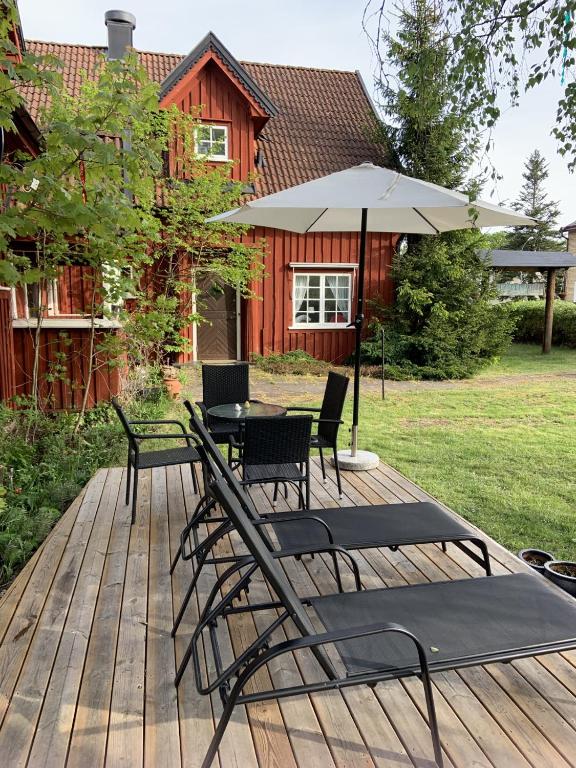 Zahrada ubytování Villa Linneryd 1