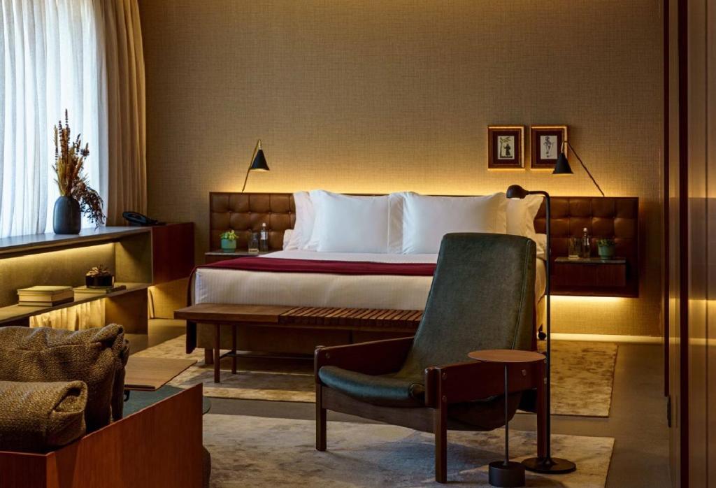 Postel nebo postele na pokoji v ubytování Hotel Fasano Sao Paulo Itaim