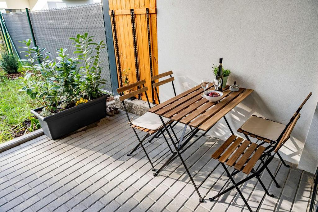 Balkón nebo terasa v ubytování Nové Sady Olomouc