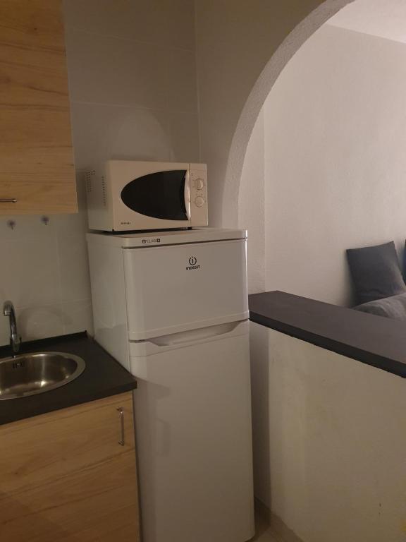 Kuchyň nebo kuchyňský kout v ubytování El.Paraiso, Torrevieja