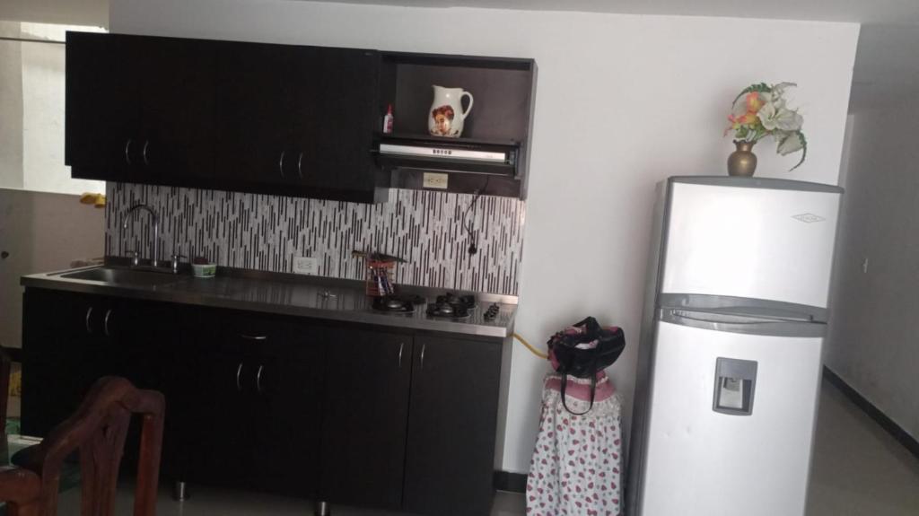 Kuchyň nebo kuchyňský kout v ubytování casa 4 cocorna