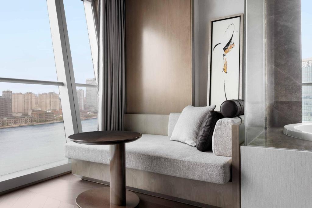 Posezení v ubytování JW Marriott Marquis Hotel Shanghai Pudong