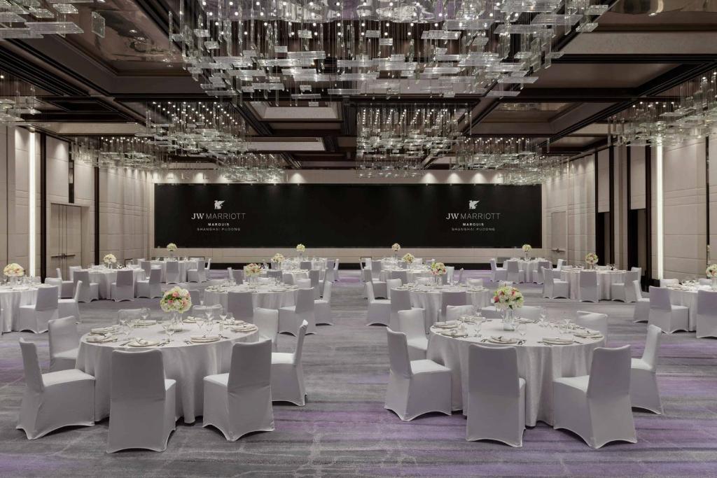Restaurace v ubytování JW Marriott Marquis Hotel Shanghai Pudong