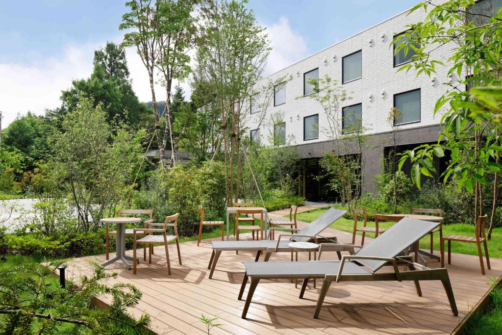 Zahrada ubytování Fairfield by Marriott Tochigi Nikko