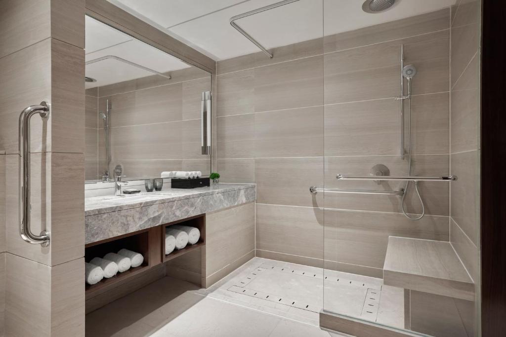 Koupelna v ubytování JW Marriott Hotel Beijing Central