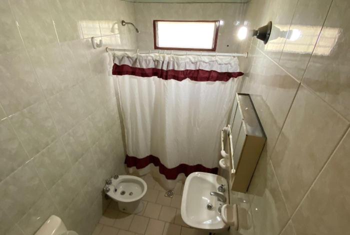 Koupelna v ubytování Cabañas Pequeño Paraíso