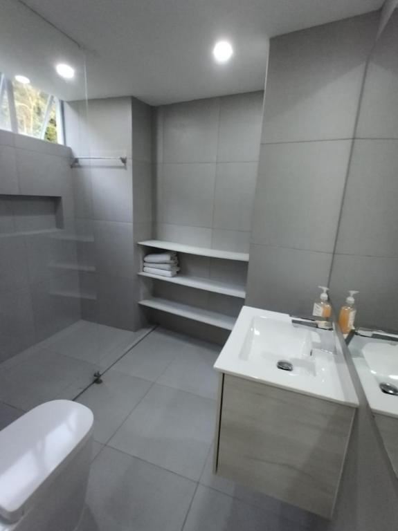 Koupelna v ubytování Mirador samsara Suite Luxury piso completo