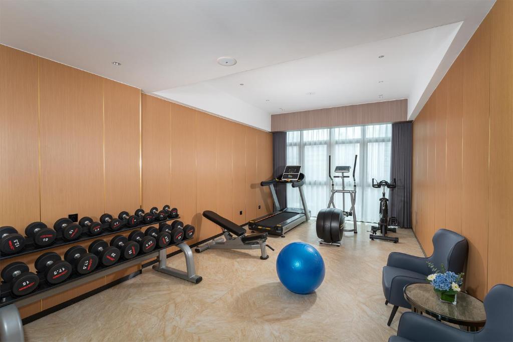 Fitness centrum a/nebo fitness zařízení v ubytování Holiday Inn Express Nanning Convention&Exhibition