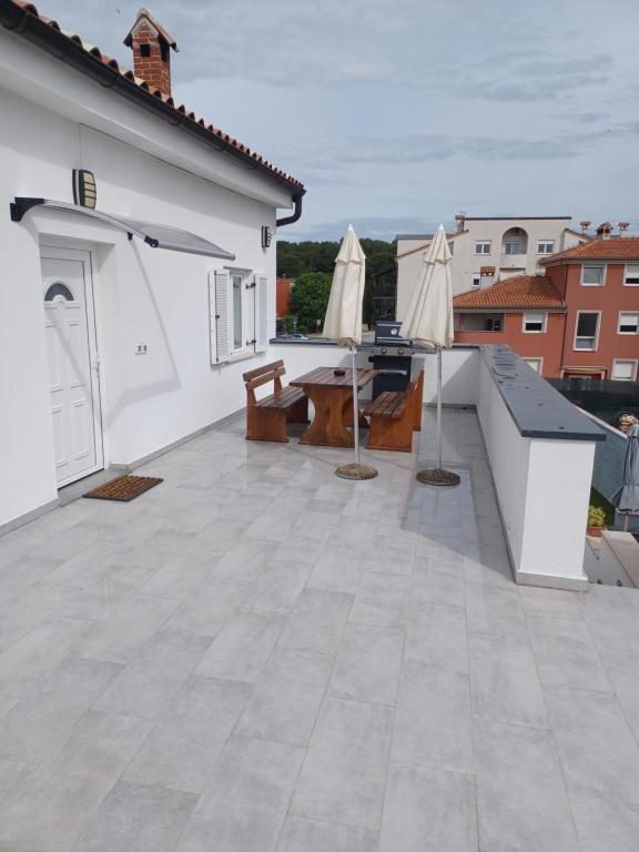 Balkon lub taras w obiekcie Caveromane