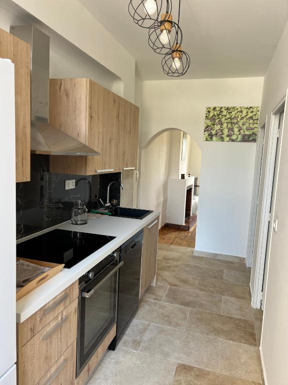 Kuchyňa alebo kuchynka v ubytovaní Appartements à la ferme