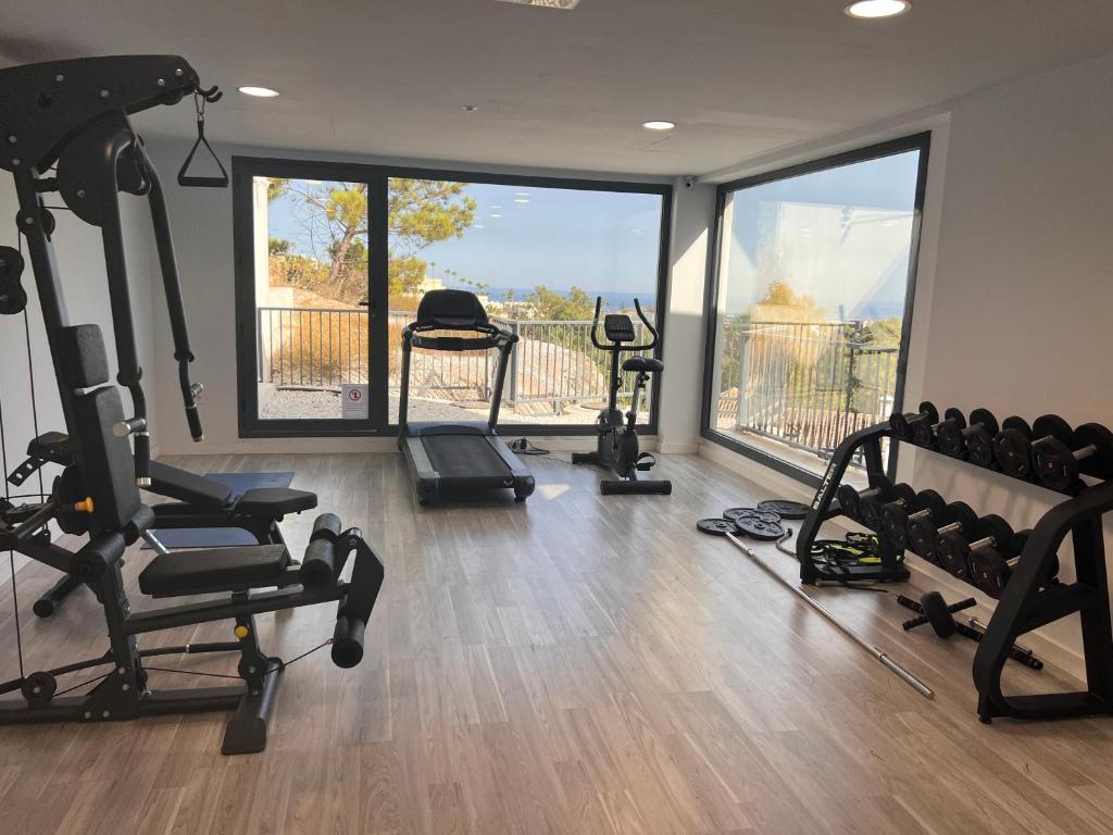 Fitness centrum a/nebo fitness zařízení v ubytování Luxurious in nature