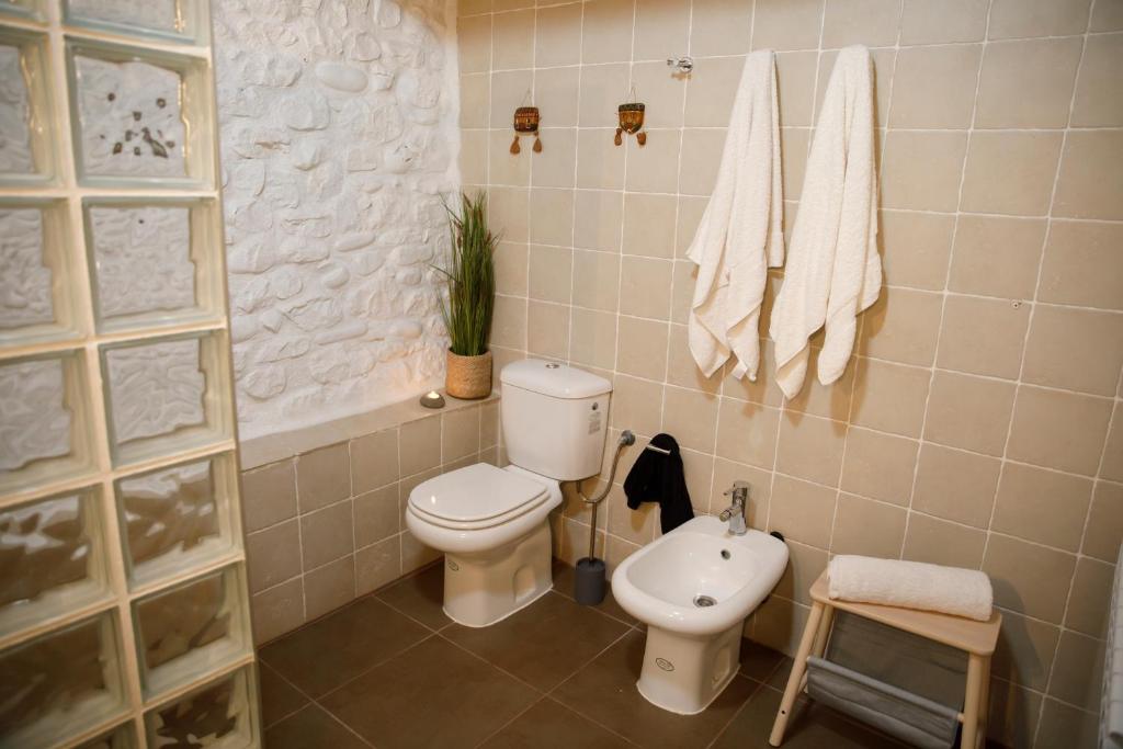 Koupelna v ubytování Casa el Envero