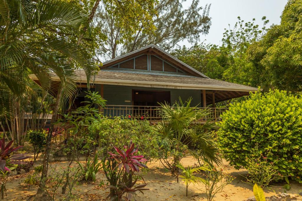 una casa en medio de un jardín en Tropical Breeze in Palmetto Bay en Palmetto Bay