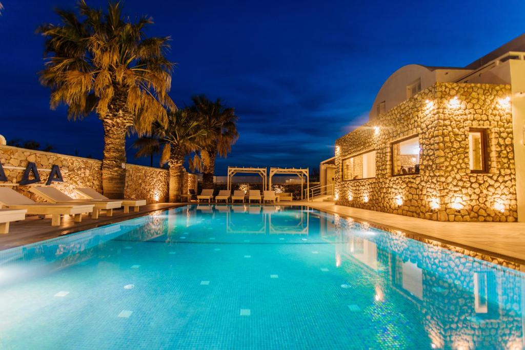 Bazén v ubytování ILIADA-ODYSSEAS RESORT nebo v jeho okolí