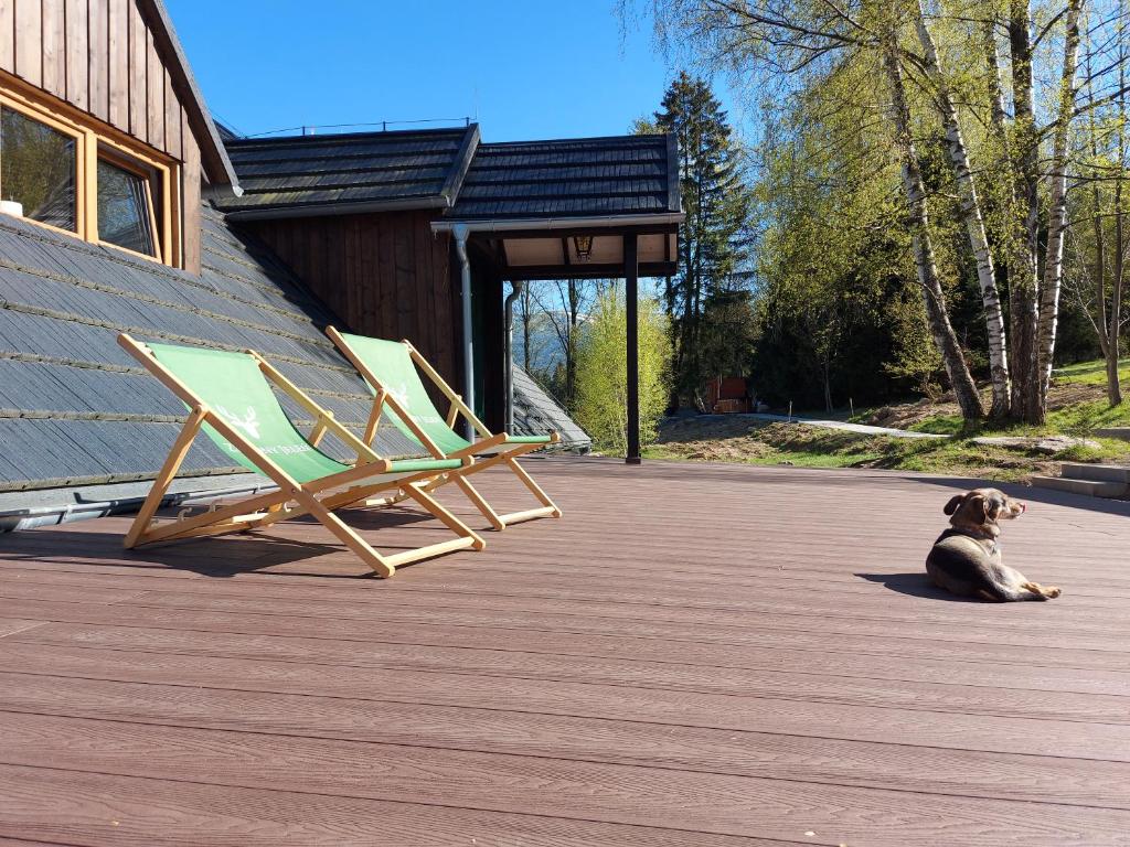 Fotografie z fotogalerie ubytování Zielony Jeleń - sauna i jacuzzi ve Sklářské Porubě
