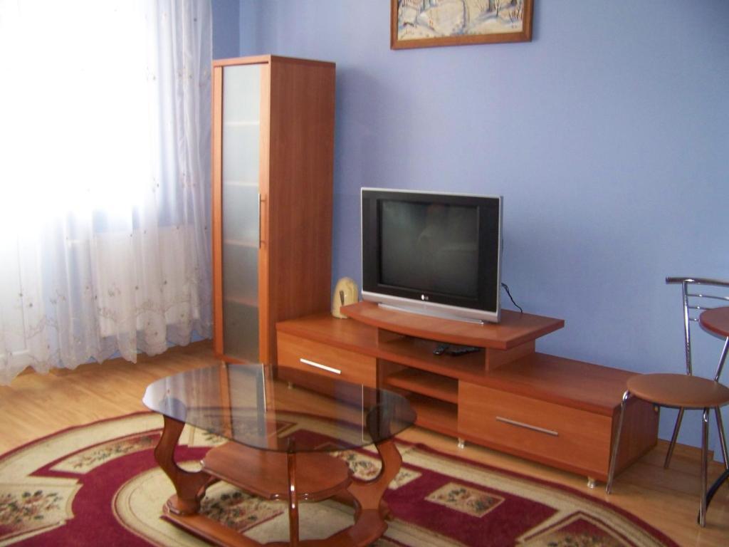 TV a/nebo společenská místnost v ubytování Smerichka