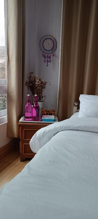 Postel nebo postele na pokoji v ubytování Mansarover Home Stay
