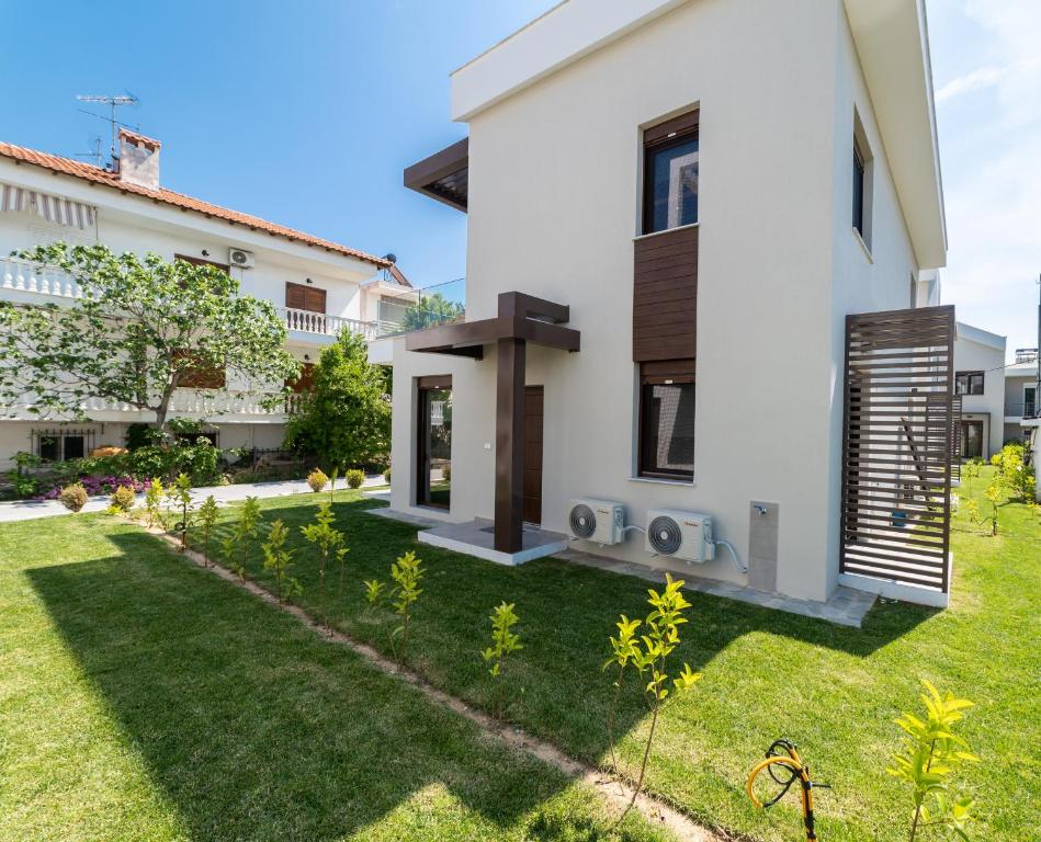 Zahrada ubytování Argilos & Argilos Deluxe Residential Complexes