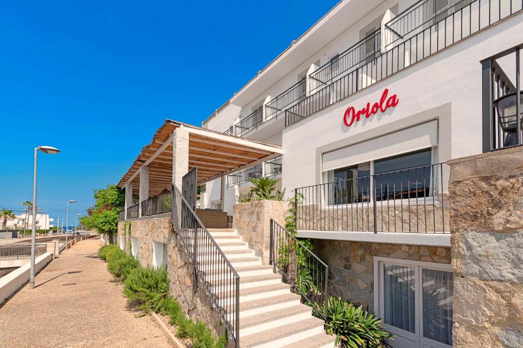 O edifício em que o hotel se localiza