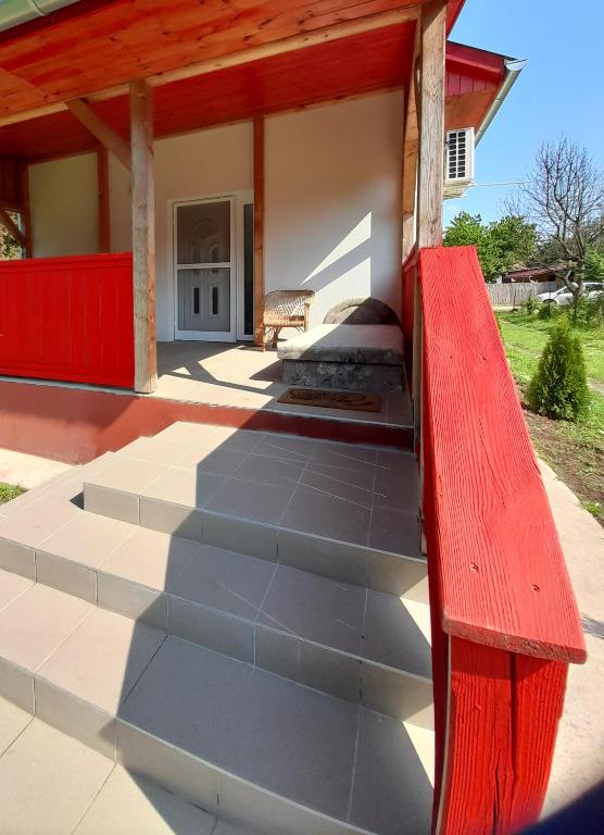 Balkón nebo terasa v ubytování Budapest Vendégház