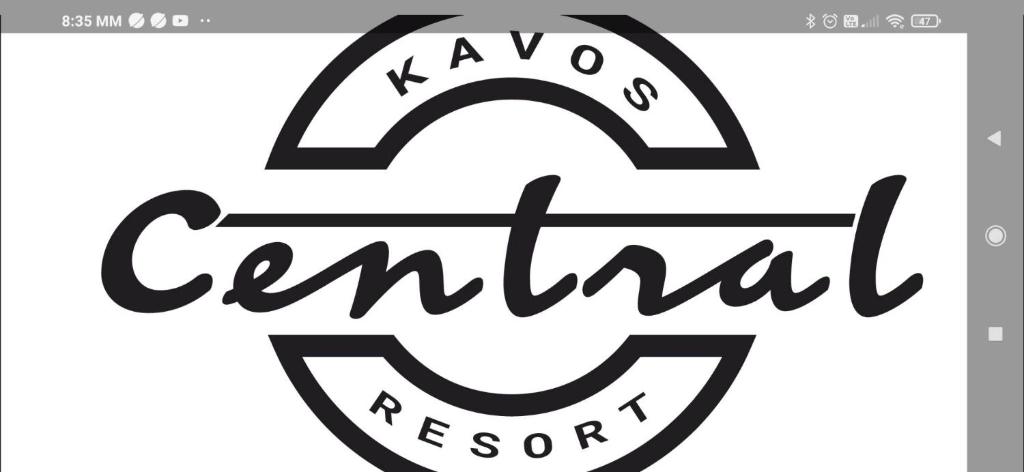Certifikát, hodnocení, plakát nebo jiný dokument vystavený v ubytování Kavos Central
