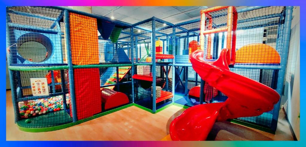 Poschodová posteľ alebo postele v izbe v ubytovaní Bel Mare Patio B217