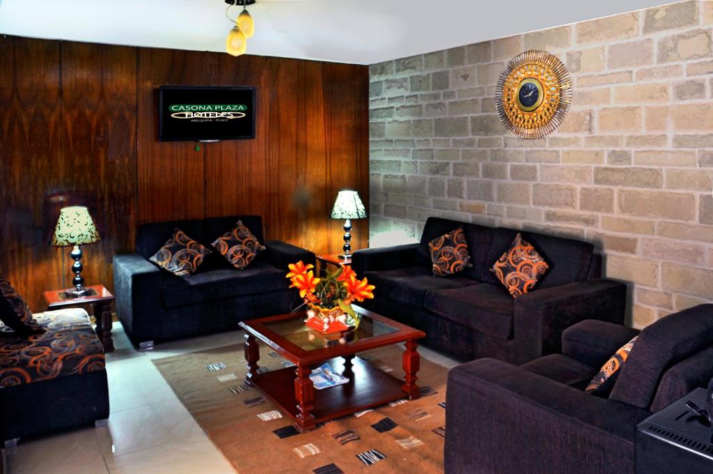 Posezení v ubytování Casona Plaza Balsa Inn