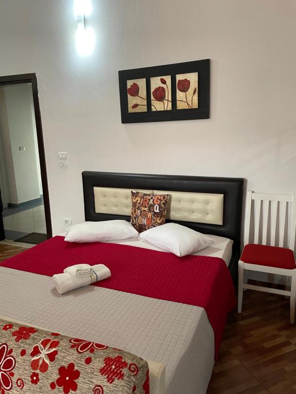 Postel nebo postele na pokoji v ubytování Guest House Elisabeta