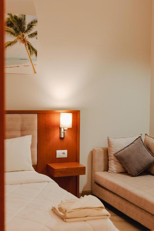 Postel nebo postele na pokoji v ubytování Hotel Sole Mare