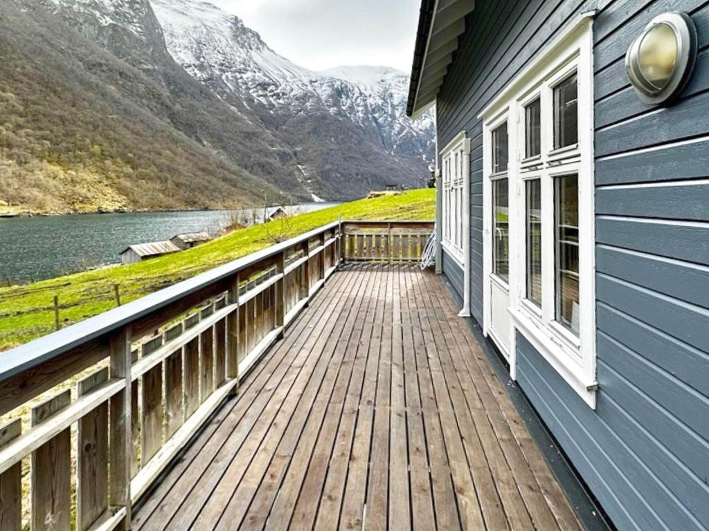 En balkong eller terrasse på Holiday home Bakka