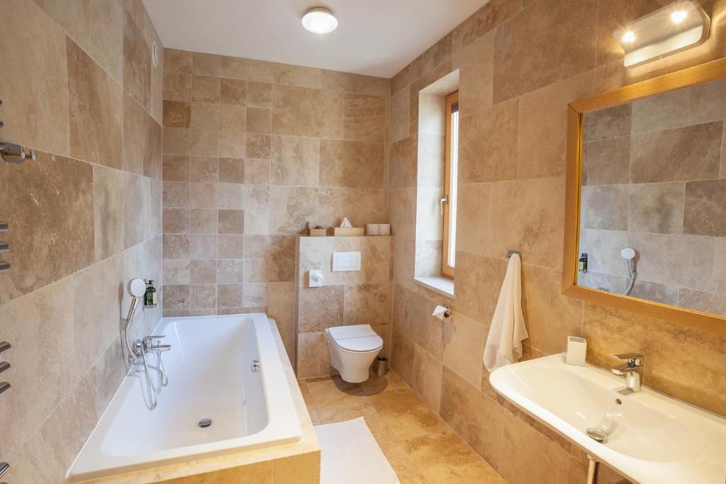 Koupelna v ubytování Resort Valtberg Valtice