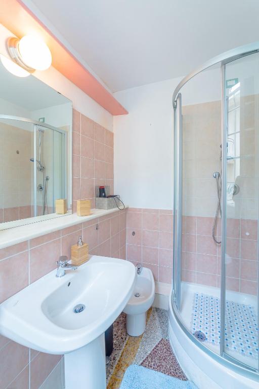 A bathroom at B&B Bernini