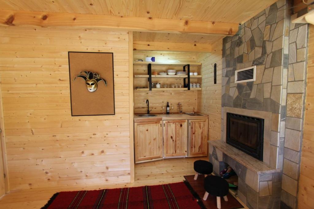 Kuchyň nebo kuchyňský kout v ubytování Weekend house Lokve - Modern