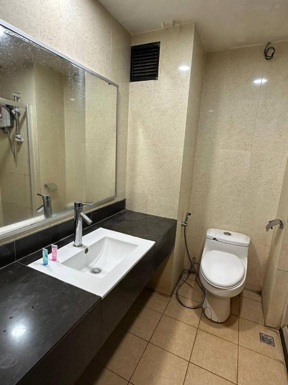 Koupelna v ubytování De Choice Hotel Tawau