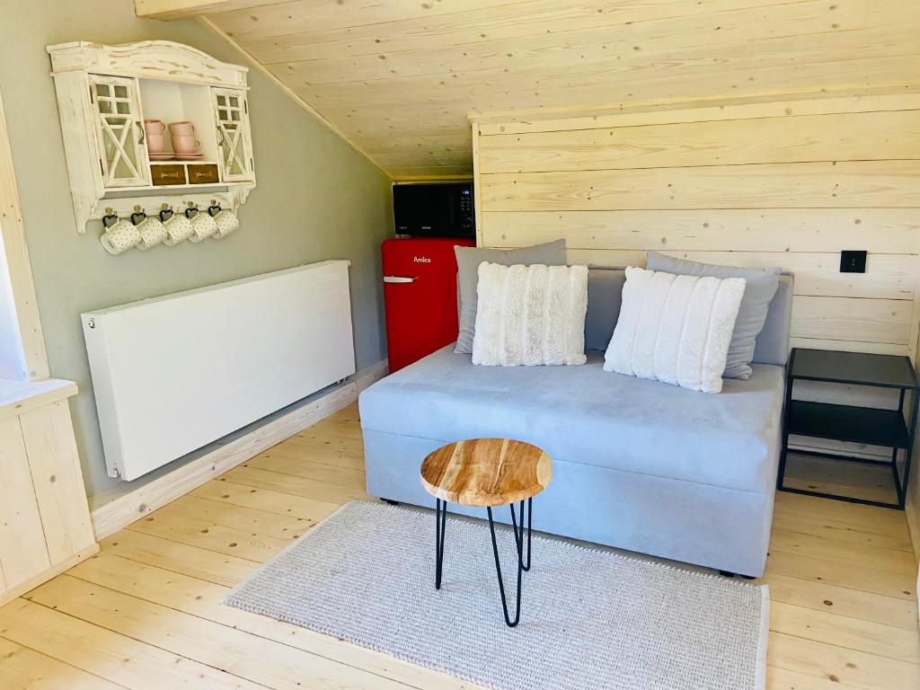 Kuchyň nebo kuchyňský kout v ubytování Villa Makuchówka