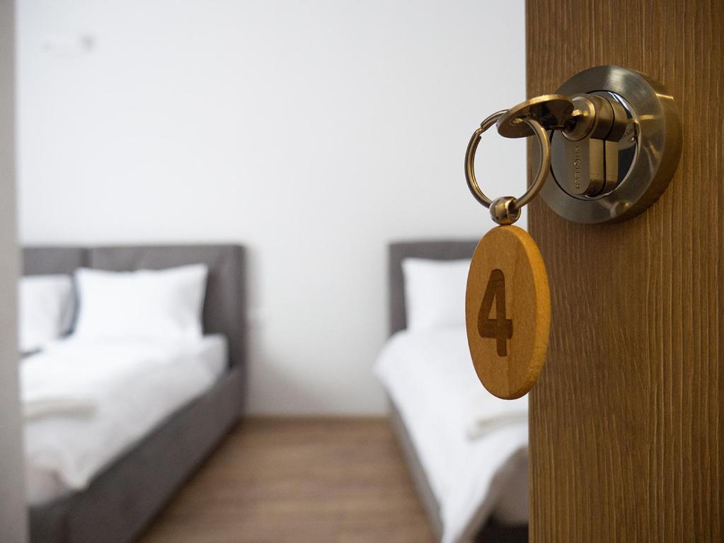 Postel nebo postele na pokoji v ubytování Motel Rezime