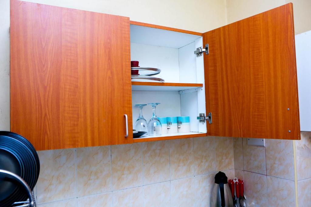 Kuchyň nebo kuchyňský kout v ubytování Tiamcy homes
