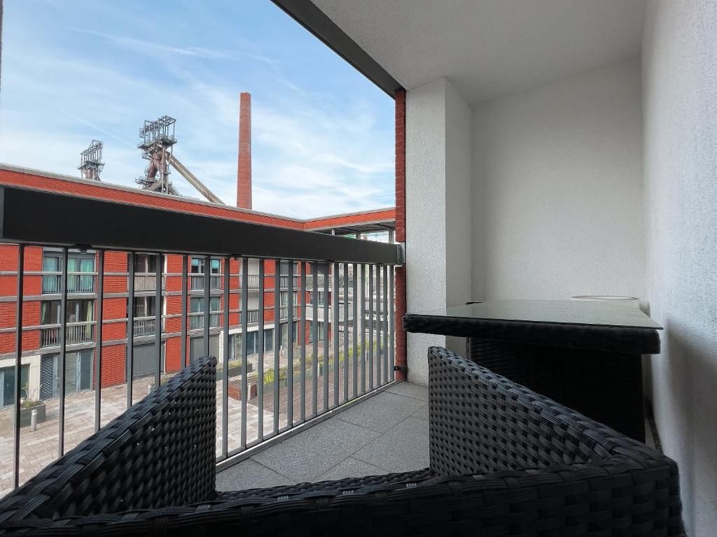 Balkón nebo terasa v ubytování Industrial Apartment in Belval the University City