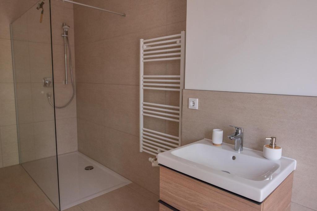 Koupelna v ubytování Vierseitenhof Appartements