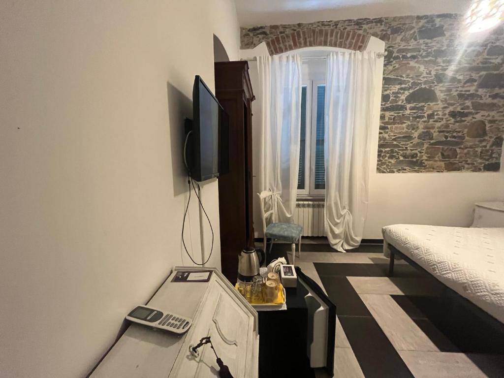 TV a/nebo společenská místnost v ubytování Trainspot Accommodation