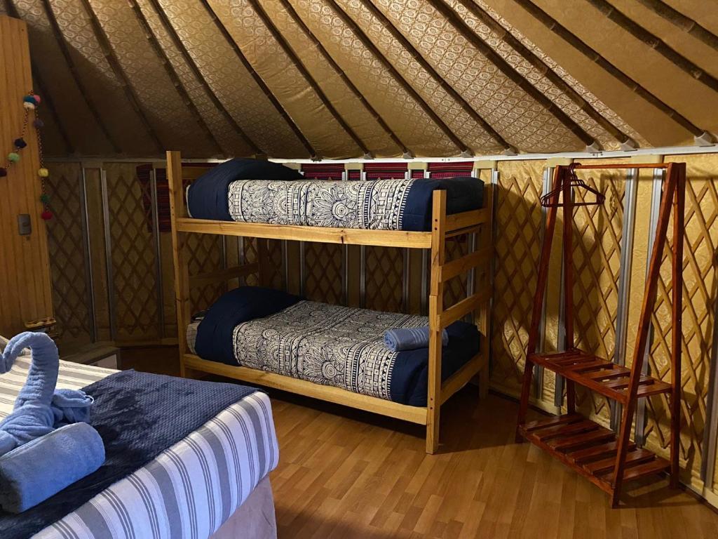 Uma cama ou camas num quarto em Altos de Quitor, Glamping