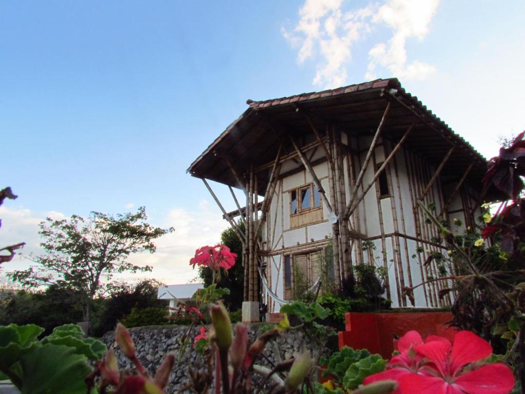 Un jardín fuera de Hotel La Montoya