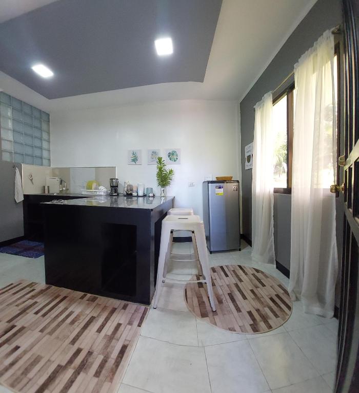 Kuchyň nebo kuchyňský kout v ubytování Matteo's hus VILLA RENTAL